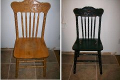 BeforeAfterOakAntiquedOakChair