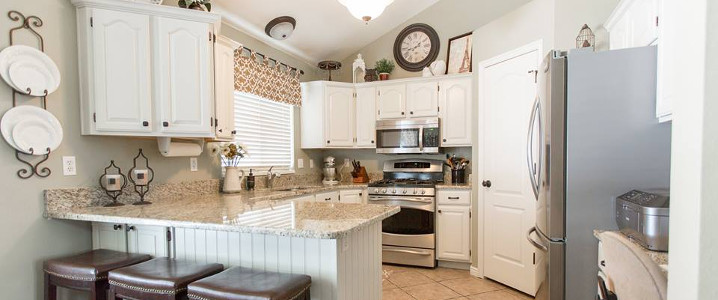 Home Refinished White cabinets